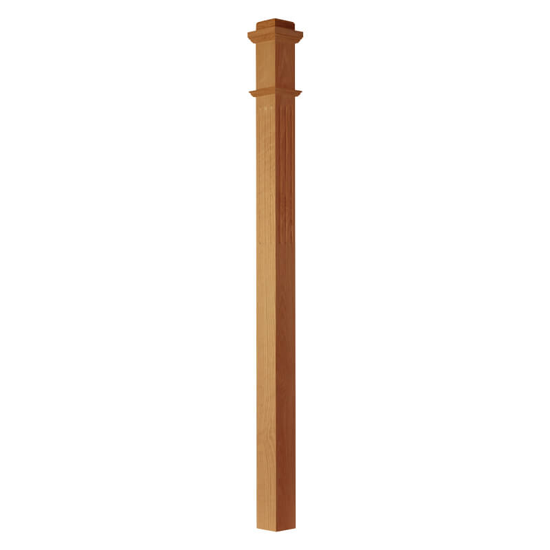 Box Newel Fluted 4075F