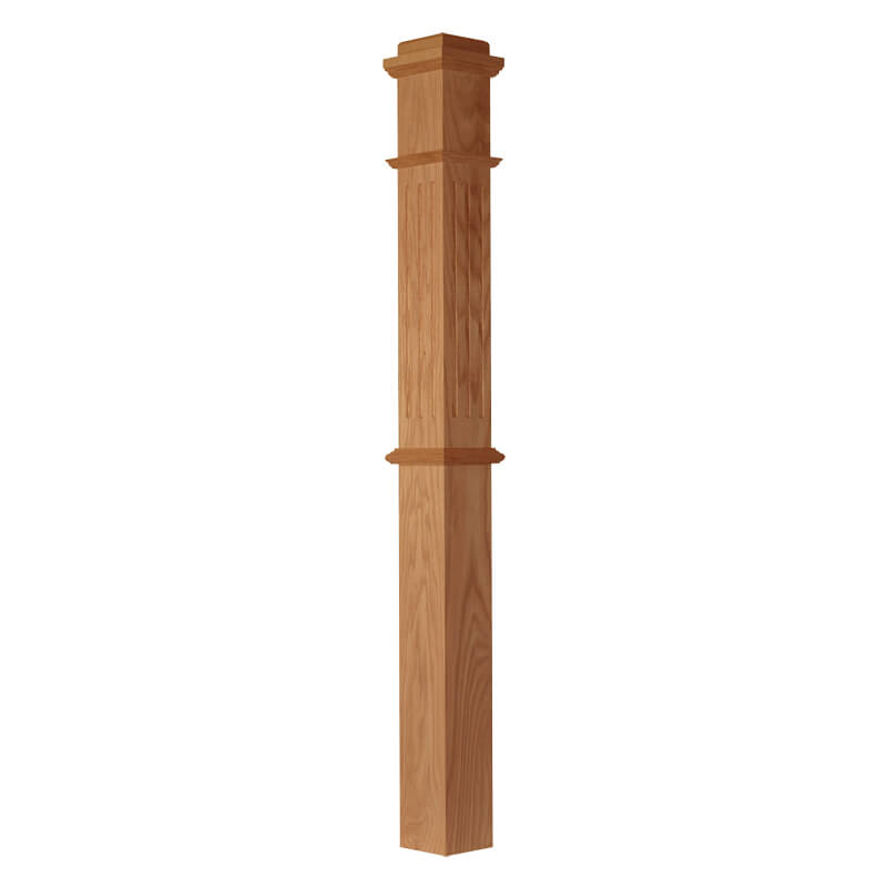 Box Newel Fluted 4375F